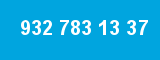 932 783 13 37 932 783 13 37